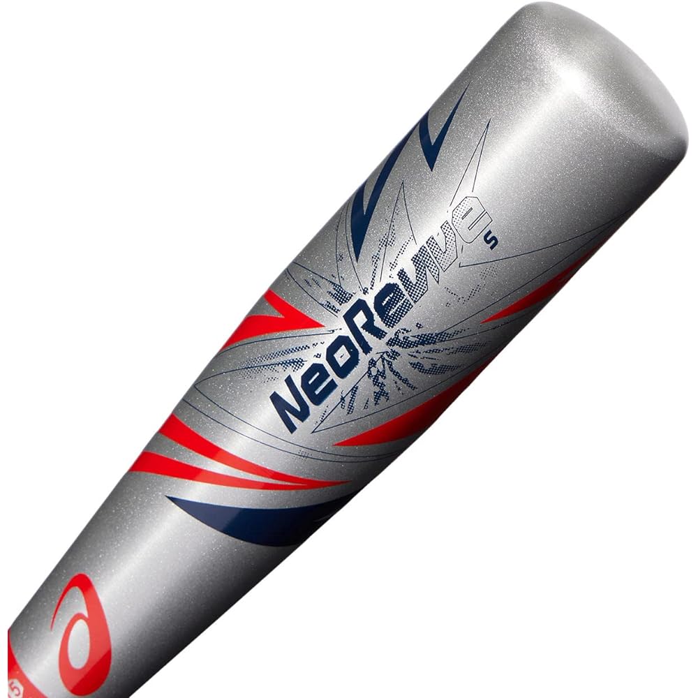 ASICS Baseball Boys' Metal Bat NEOREVIVE S Junior Softball Metal Bat J.S.B.B Rule Compatible 3124A305 Otani Player Image Color