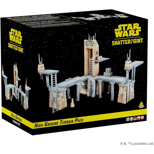 Atomic Mass Games Star Wars Shutter Point High Ground Terrain Pack Liven up your battles with iconic terrain! Tabletop miniature game For ages 14 and up 2 players 90 minutes play