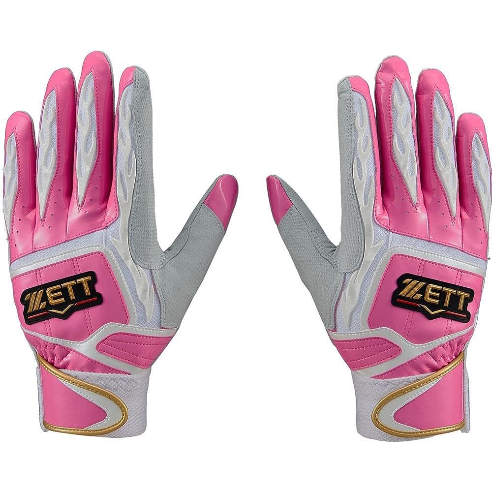 ZETT Baseball Batting Glove, Impact Z, One-handed, Suitable for High School Students, Right-hand M (24~25cm)