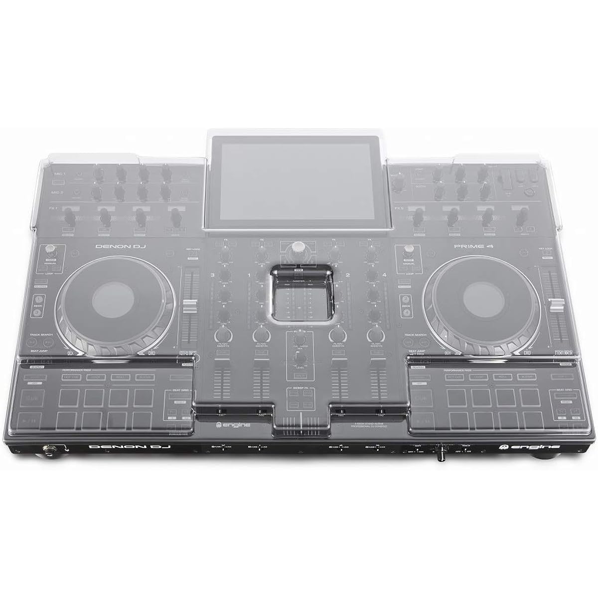 DECKSAVER Impact Resistant Cover for Denon DJ Prime 4 DS-PC-PRIME4