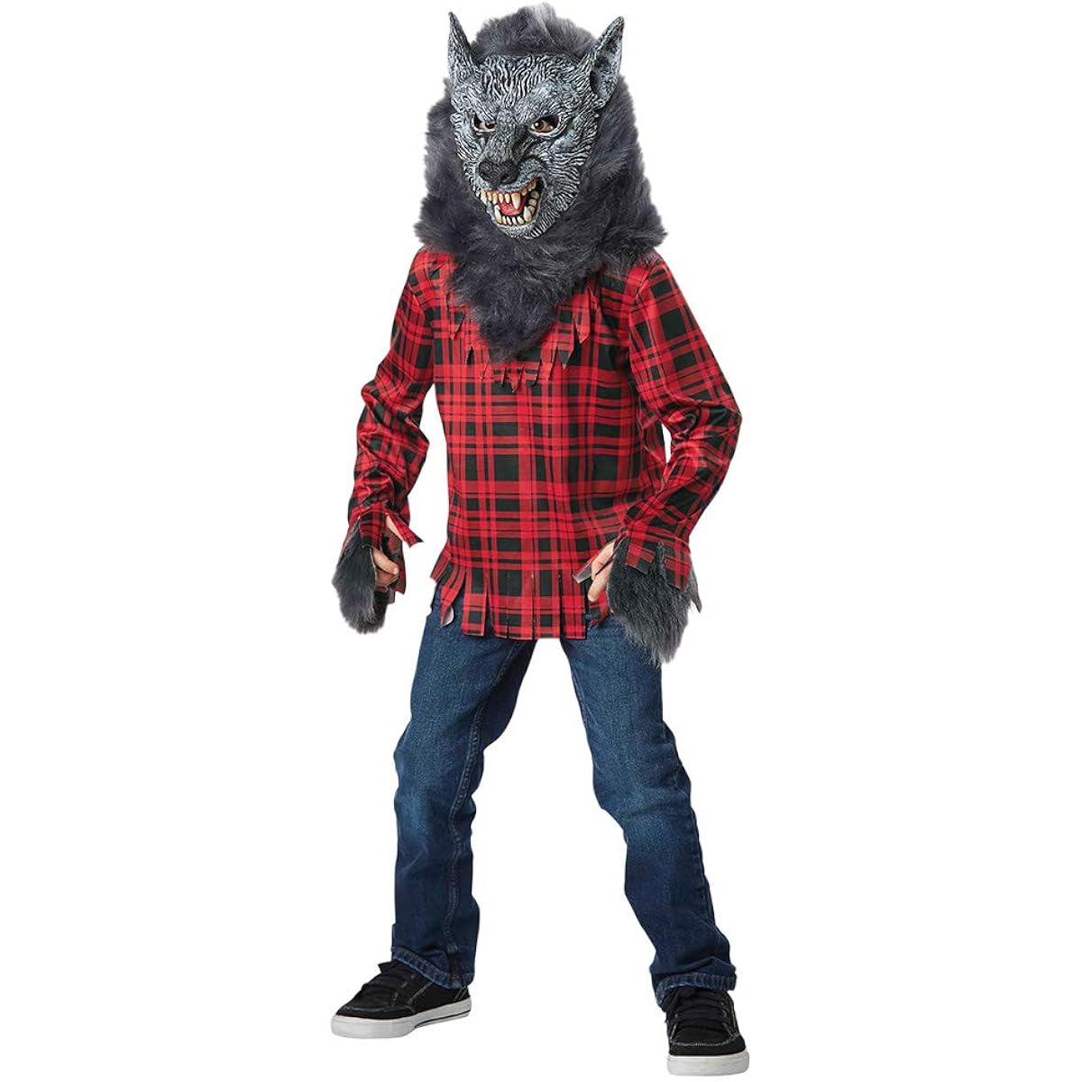 Seasons Direct Halloween Boys Grey Full Moon Werewolf Costume