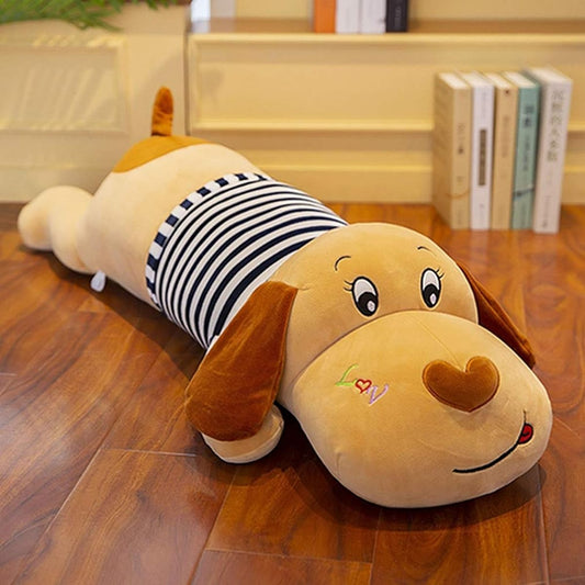 Stuffed dog, large stuffed animal, extra large, hug pillow, dog, soothing, fluffy, pillow, color, interior, gift, lumbar cushion, cute, doll, hug pillow, soft, 130cm, cushion, sleeping pillow, gift, cute, celebration, graduation gift [AORKU]