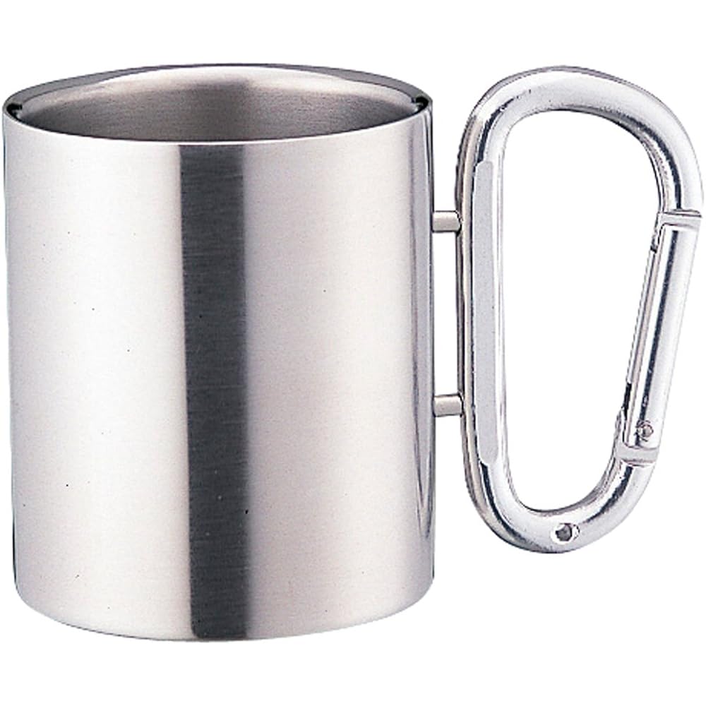 natural spirit Outdoor Camping Cup Carabiner Cup 240ml [Made in Japan]
