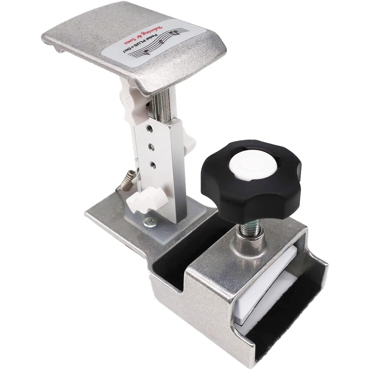 Piano auxiliary pedal Pedal PLUS Do (Pedal Plus Do) Manufacturer: Behning & Sons (with cleaning cloth) Assists piano pedals Easy vertical adjustment without tools
