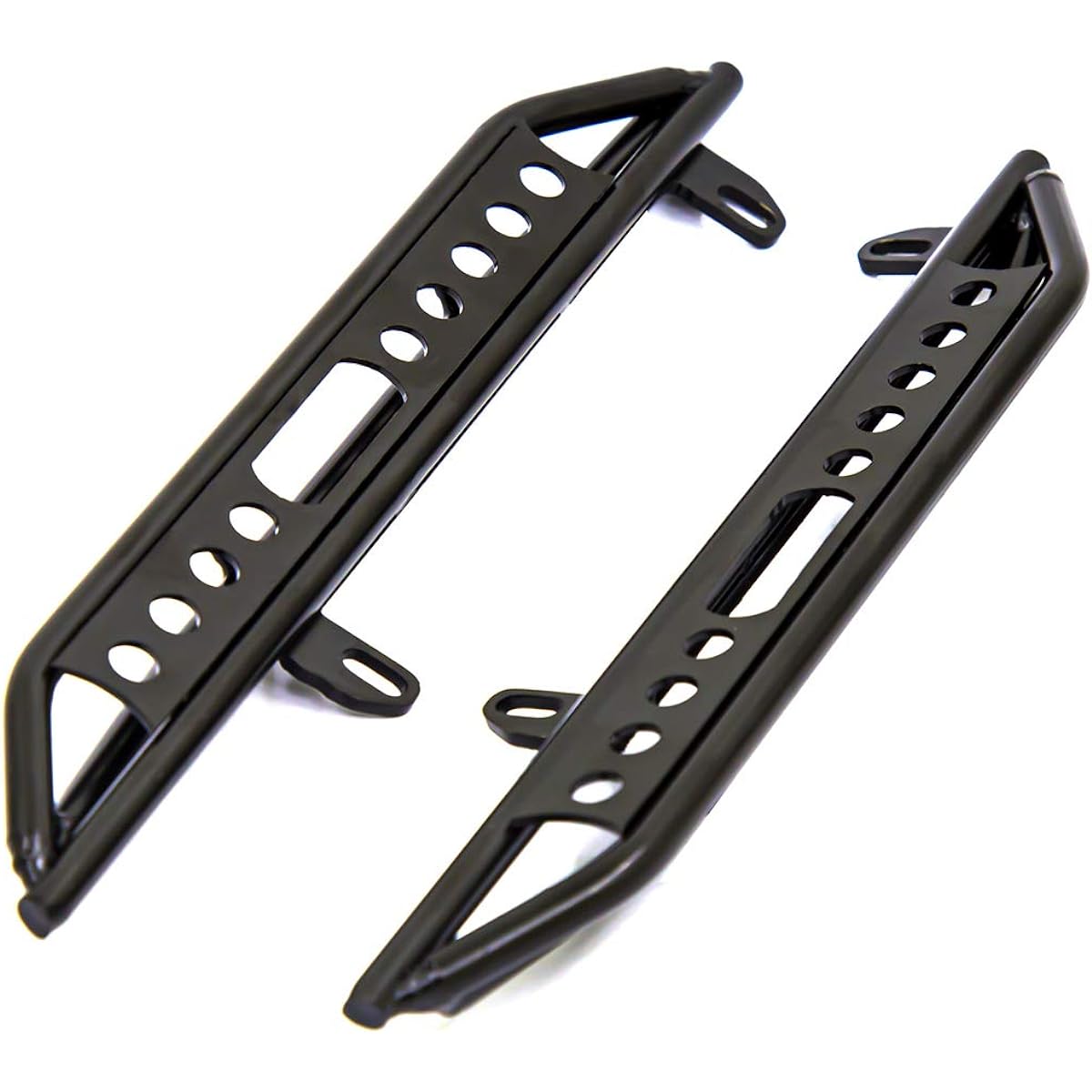 LAFEINA 1 Pair Side Step Pedal Metal Running Board for 1/10 Axial SCX10 III AXI03007 RC Car Parts