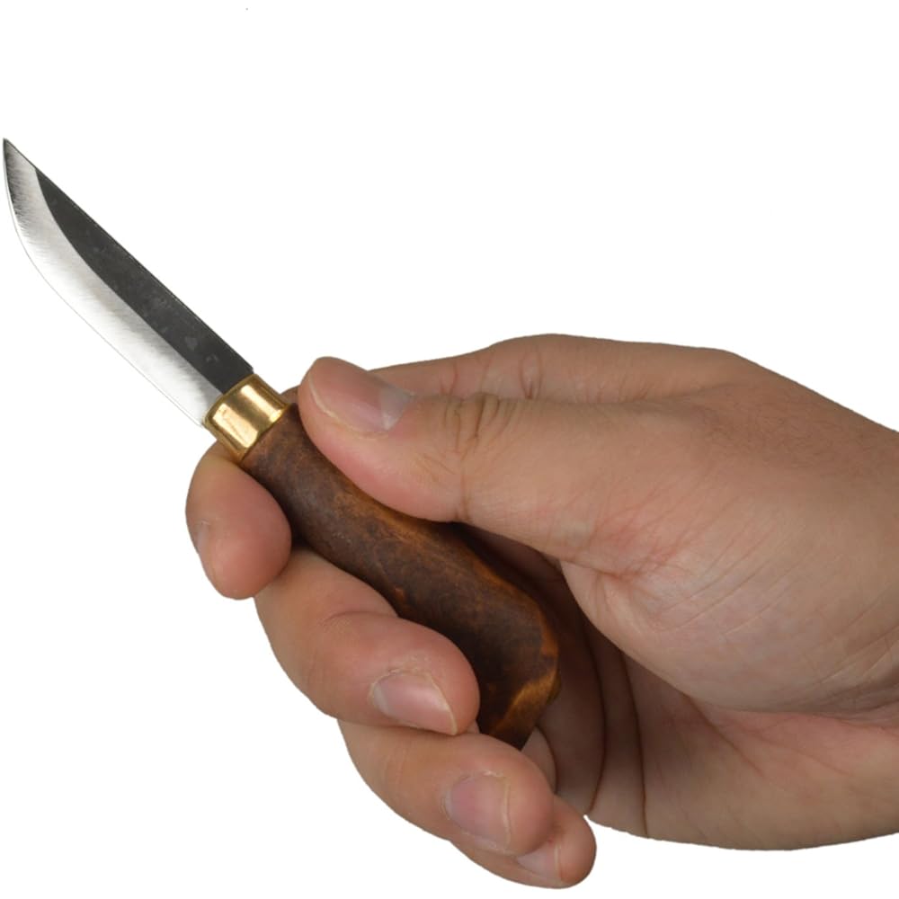 Kauhavan Puukko Paja Scandinavian Outdoor Knife Kauhavan Puukko Paja Visa 60#102 Brown 03-01-paja-0001
