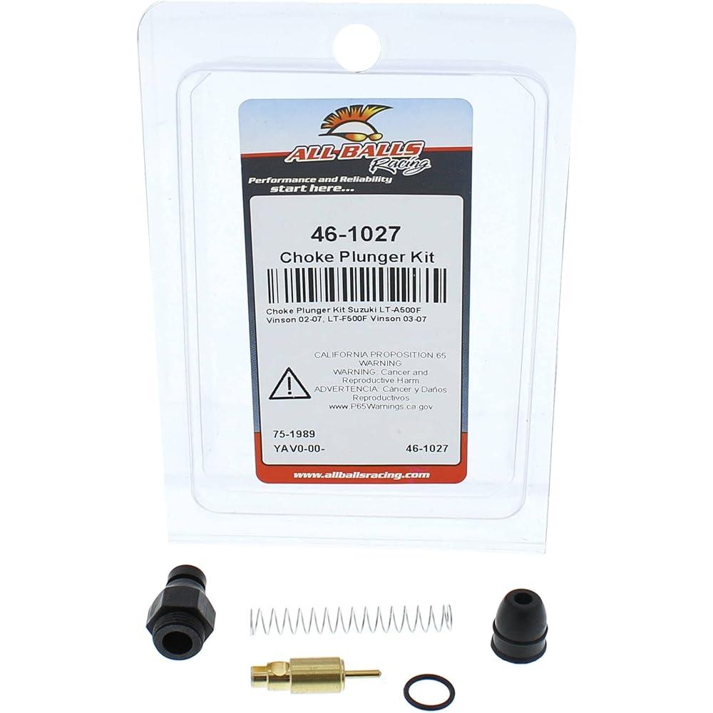All Balls Racing 46-1027 Choke Plunger Kit Suzuki LT-A500F Vinson 2002-2007 LT-F500F Vinson 2003-2007