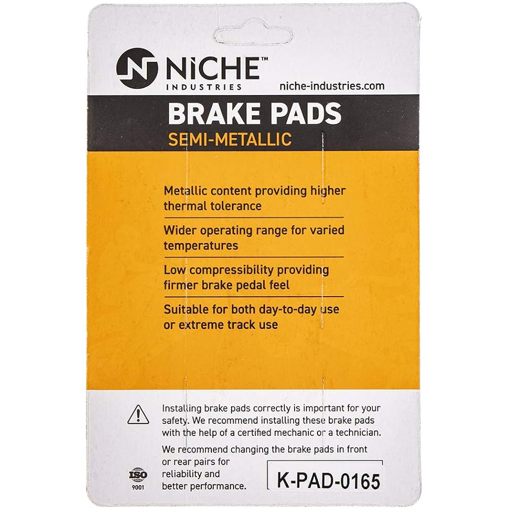 NICHE Brake Pad Set BMW F700GS F800GS Ducati Sport 1000 KTM 34217722884 34117705216 Front Rear Semi Metallic