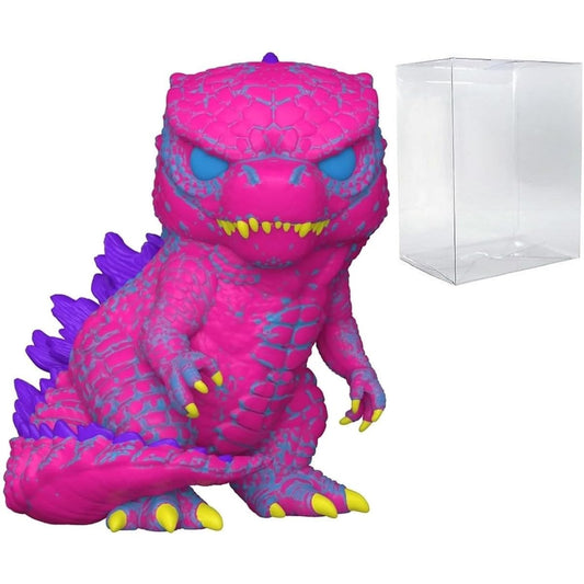 POP Godzilla vs Kong - Godzilla Blacklight Limited Edition Funko Vinyl Figure (Includes Compatible Box Protector Case) Multicolor 3.75, STL271658