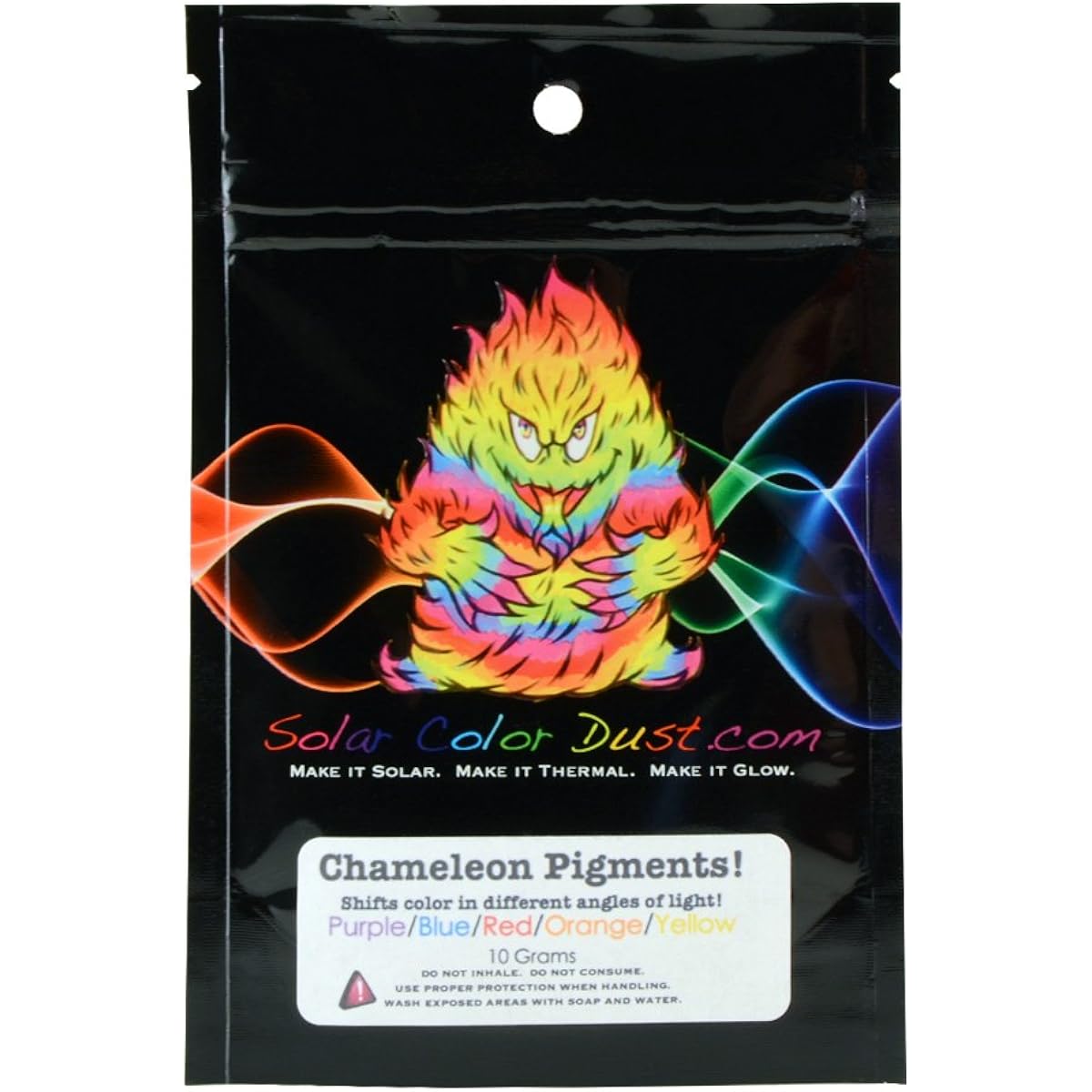 Solar Colour Dust Chameleon Pigment, Purple/Blue/Red/Orange/Yellow 10g