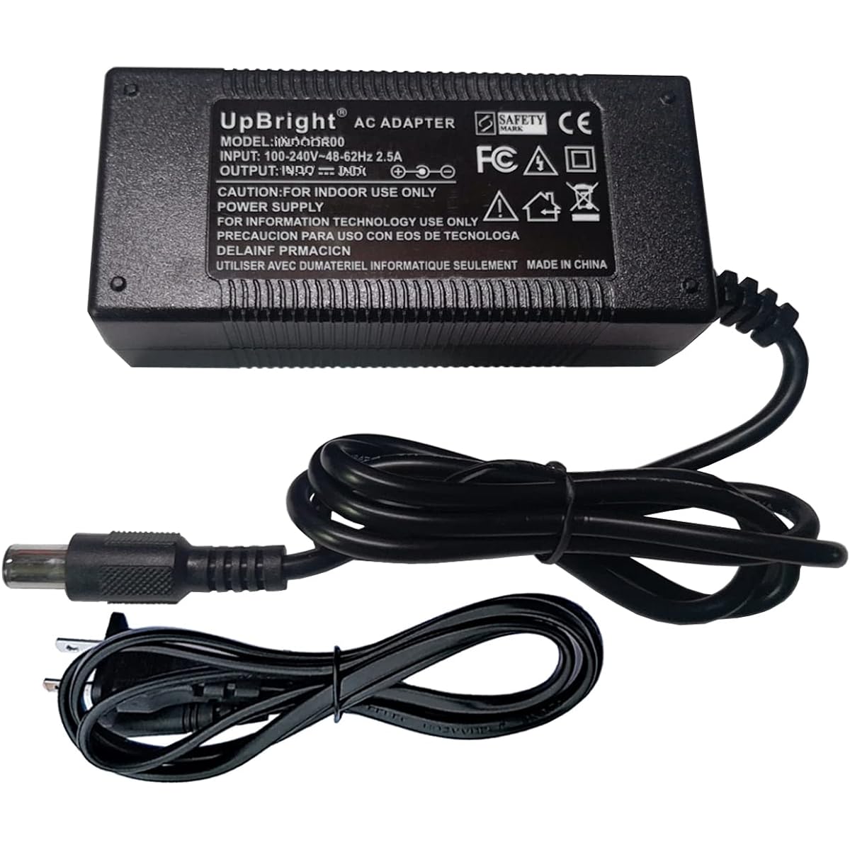UpBright AC Adapter Westinghouse iGen200s iGen300s iGen600s Portable Power Station 300 600 1200 Peak 194Wh 296Wh 592Wh Lithium Ion Battery Solar Generator Juyuanhai JYH4Z-1900342-BY Charger