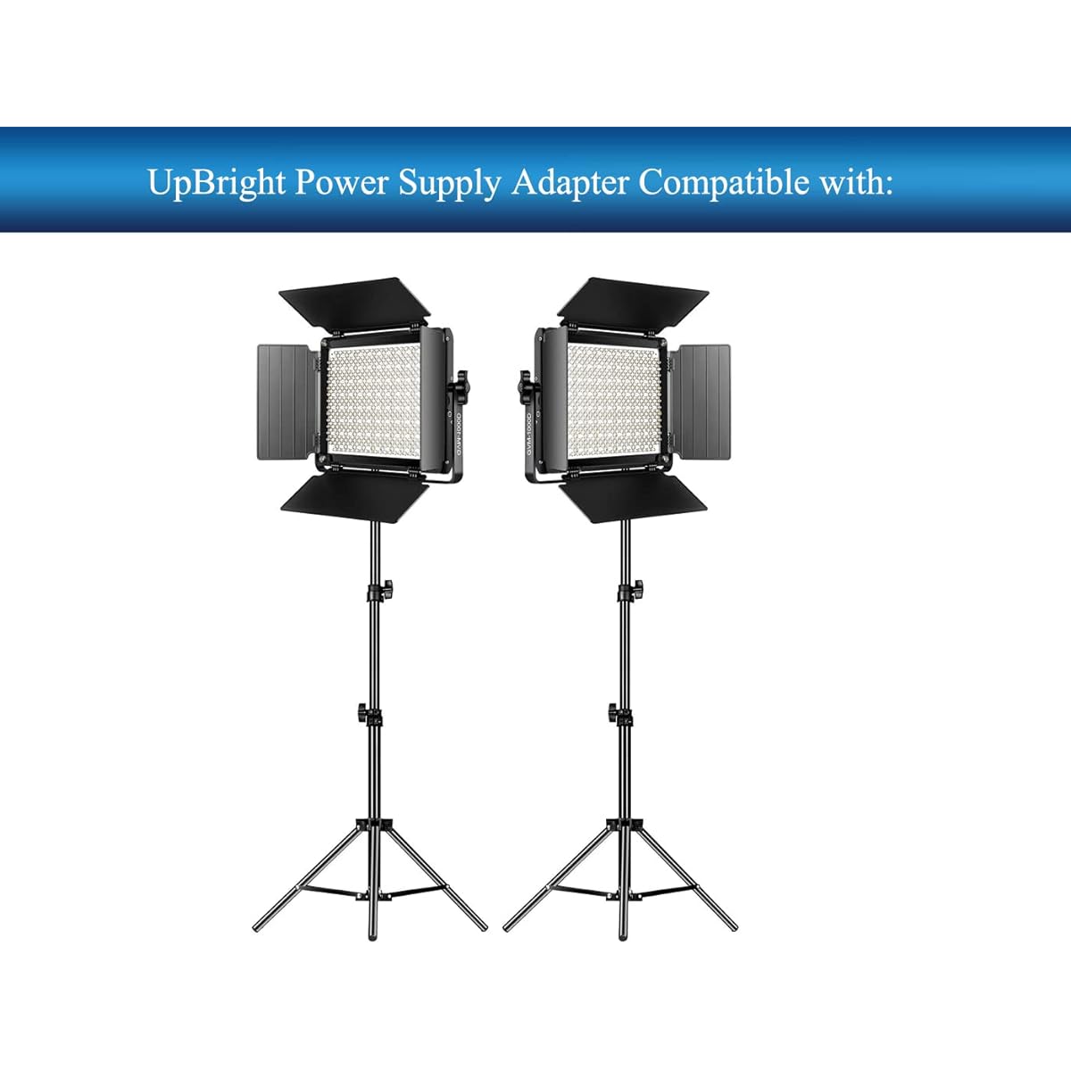 UpBright 12V-15V AC/DC Adapter GVM Great Video Maker 520S 560AS 672S 680RS 480LS 480LSG 29W 800D 800D-RGB 40W High Beam Bicolor LED Video Soft Light Panel XMX-6501EPT Power Charger