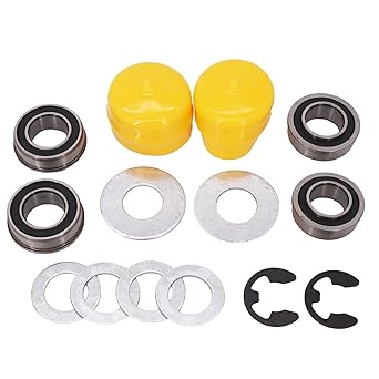 DVPARTS Front Wheel Bushing to Bearing Conversion Kit M123811 GX21931 M143338 M123253 R27434 for John Deere
