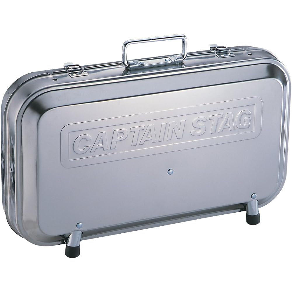 Captain Stag Flag Stainless Steel V-Type Barbecue Stove M-6490