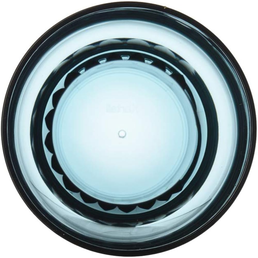 Kartell Wine Glass Smoke φ8.5/H11cm Trama Link Wine Glass Set SFAC-K1514-AZ-4S 4 Pieces Set of 4 [Genuine Domestic Distributor]