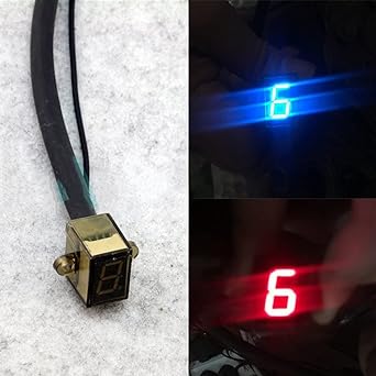 speed display meter light change 125cc 300cc 500cc 250cc cbr yzf ttr cb cg engine moto gear display n-6 indicator 6 sensor cable speedometer