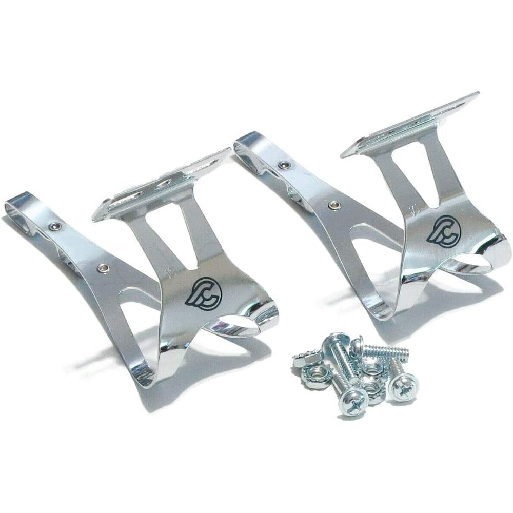 cinelli cinelli steel toe clip silver medium size 730PPM