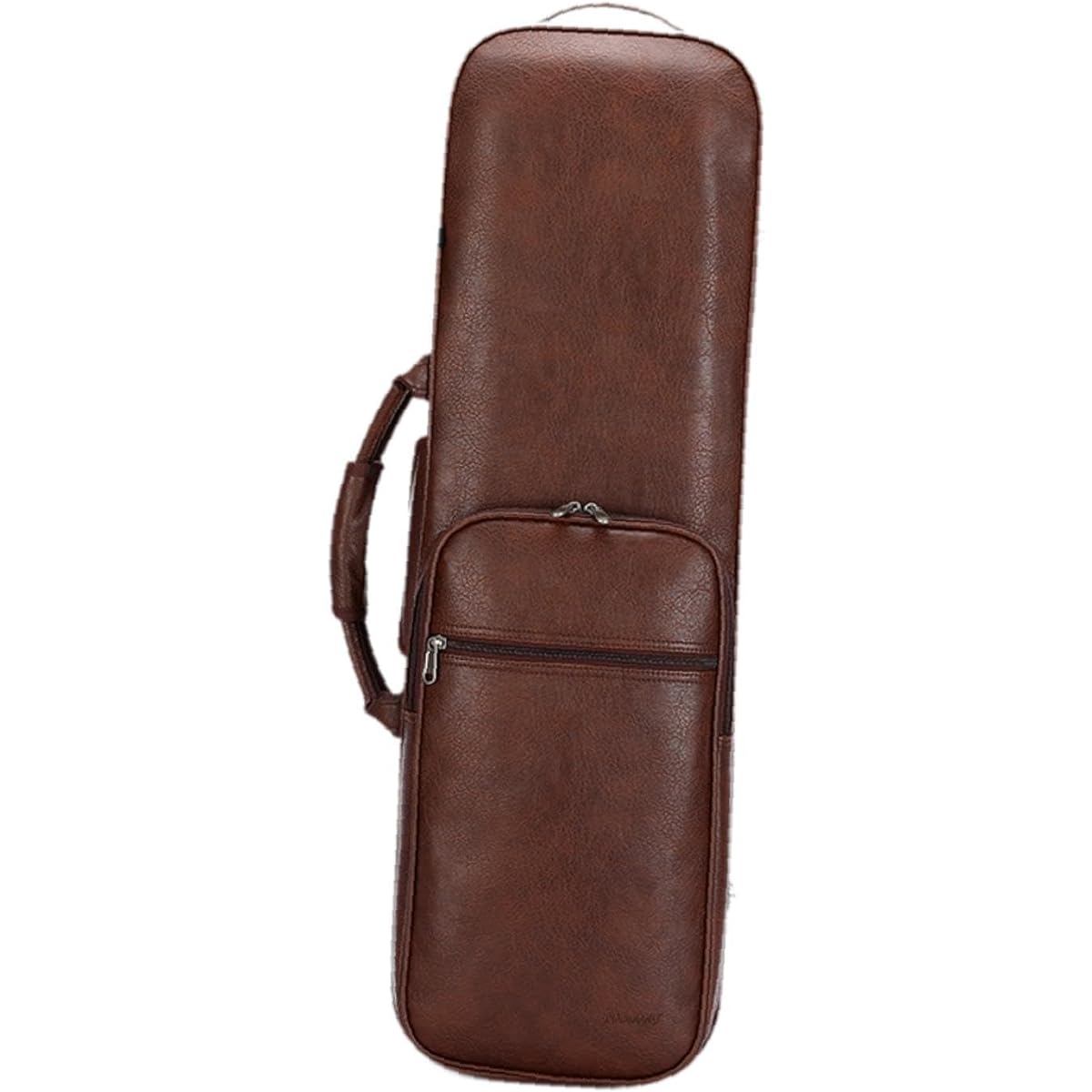 Dickly Violin Case Violin Backpack Shockproof Stringed Instrument Fiddle Handbag Violin Hard Case, Brown