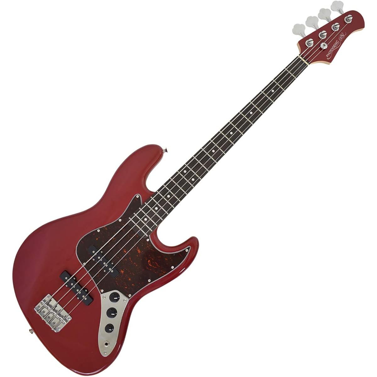 Photogenic JB-240 DR Bass Beginner 12-piece set [with mini amp] Jazz bass type Photogenic