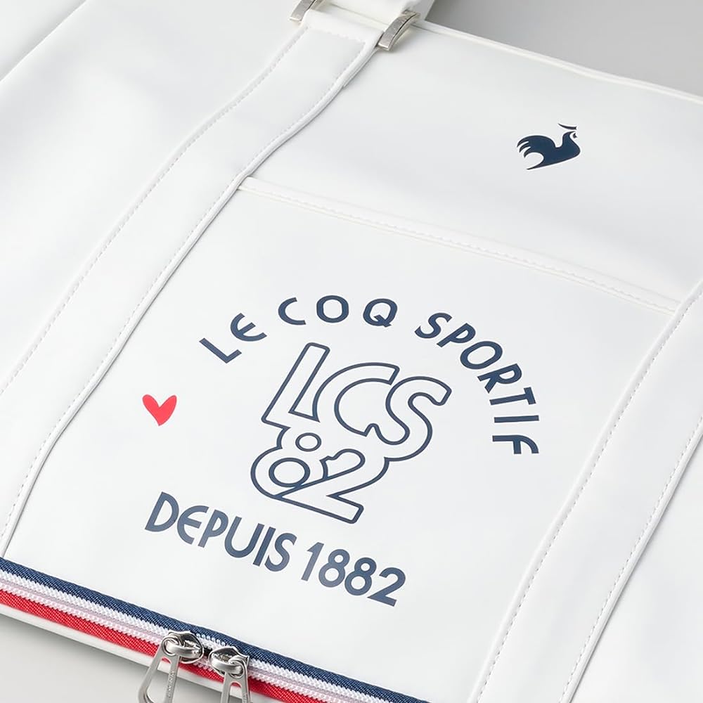 [Le Coq Sportif] Boston Bag Tote Bag Double Layer Shoe Storage Zipper Specifications Golf QQCXJA02