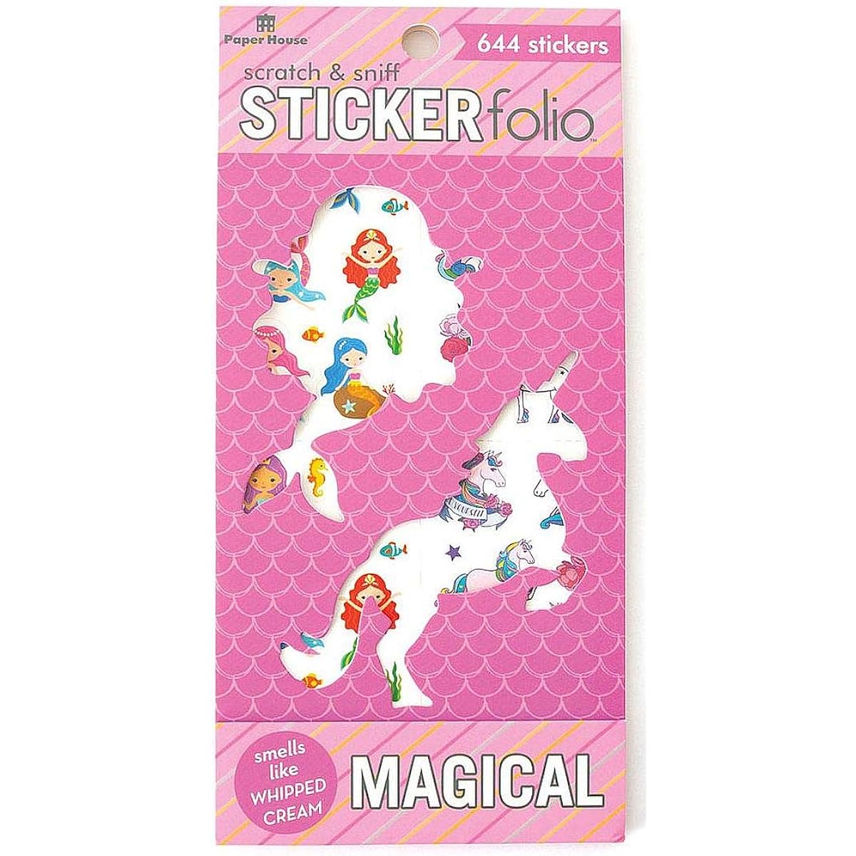 Paper House Productions Magical Friends Scratch & Sniff Sticker Folio for Crafts, Scrapbooks & Collectibles