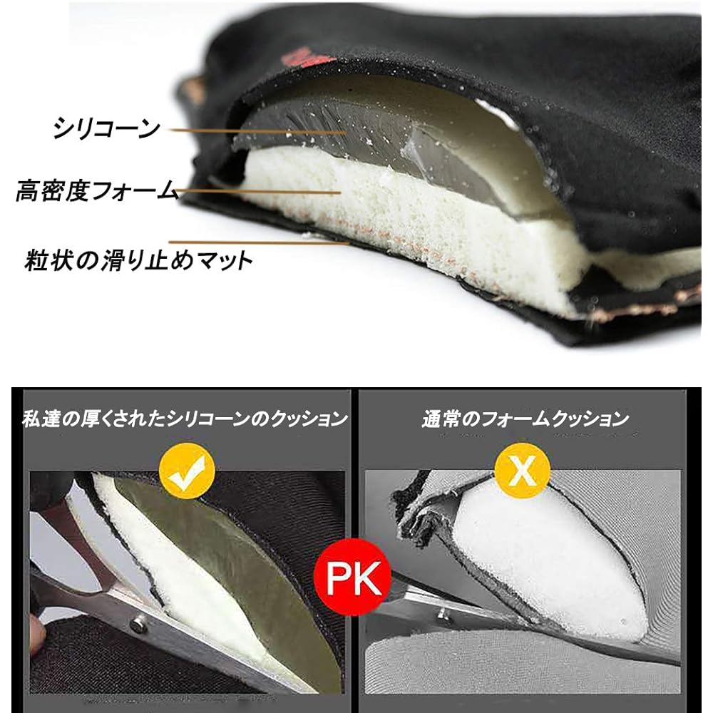 Bicycle Saddle Cover, Large Soft Saddle, Low Repulsion, Super Thick PVC, Anti-Slip, Shock Absorption, Breathable, No Pain in Your Buttocks, Doesn't Slip at All, Black, Ideal for Mom's Chari, Electric Bicycle, Light Vehicle