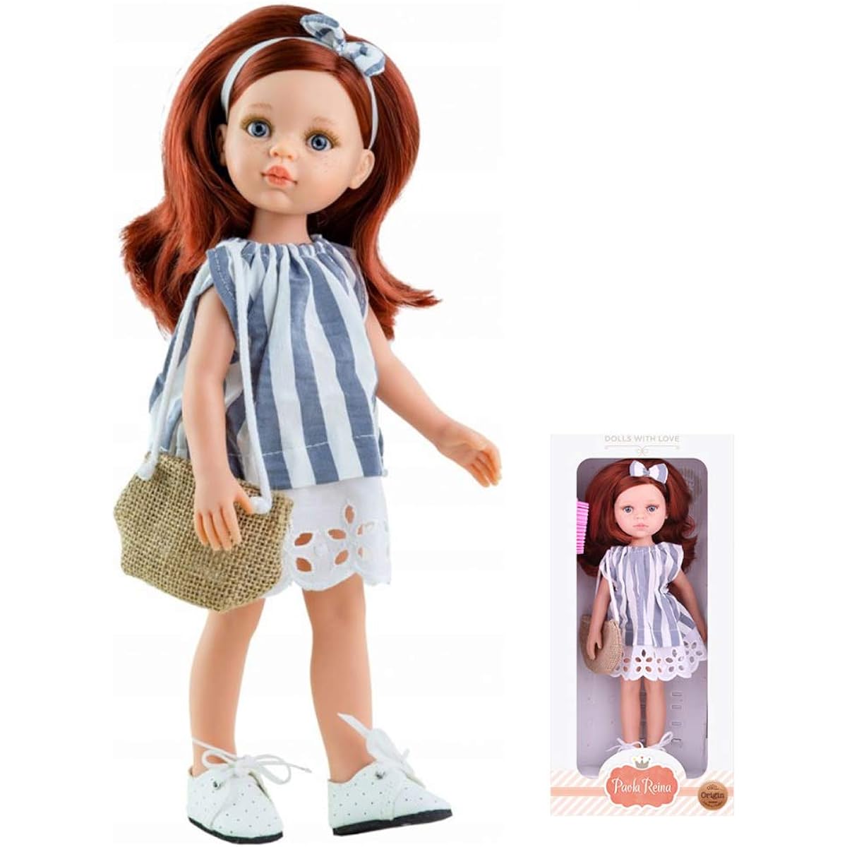 Paola Reina 04418 Christie Cute Doll Set 32cm Made in Spain [Parallel Import]