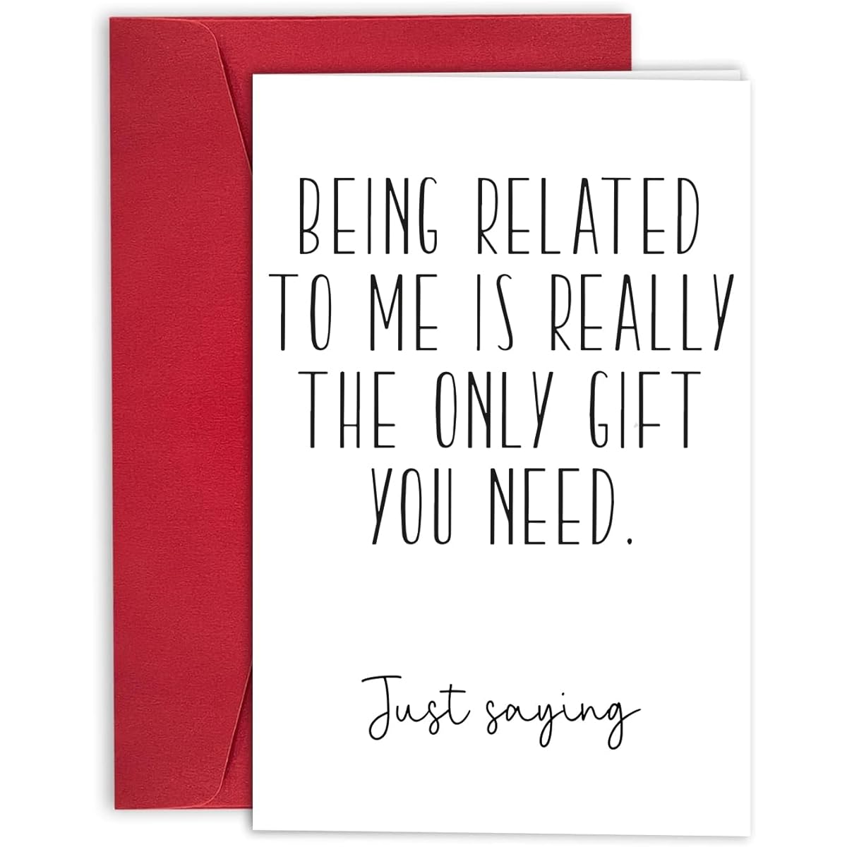 TRAMIN Funny Birthday Cards for Brothers and Sisters, Humorous Happy Birthday Cards for Family, Cute Joke Birthday Cards for Cousins and Nieces