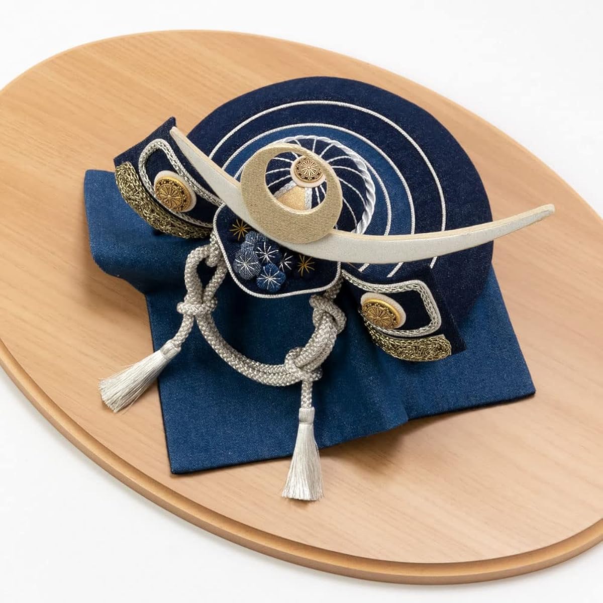 Aonokuni Kabuto Decoration (AO-001) Kyoto Yumemiya Fabric Decoration Boys Festival Decoration