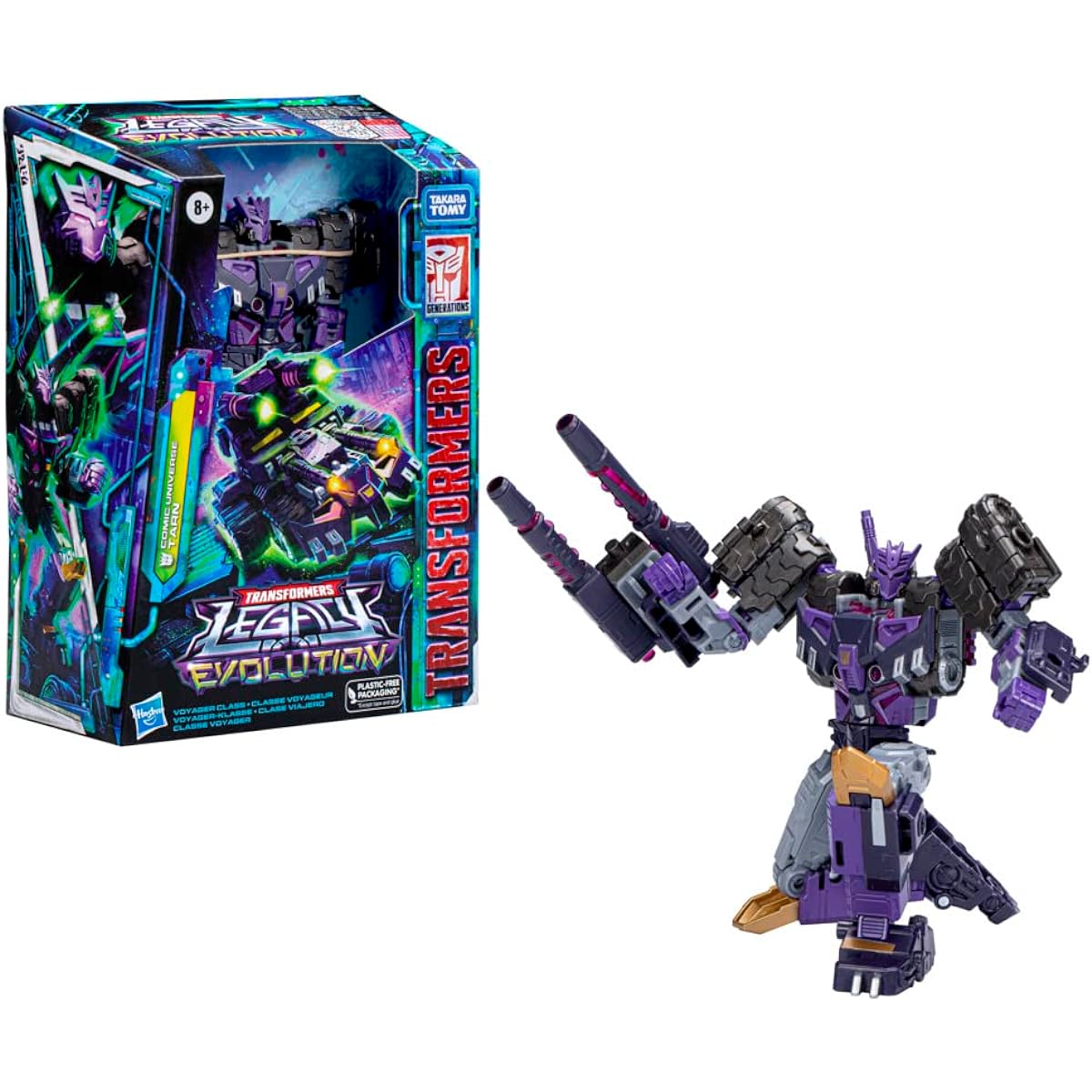 Transformers Toys Legacy Evolution Voyager Comic Universe Turn Toys 7" Action Figures for Boys and Girls Ages 8+