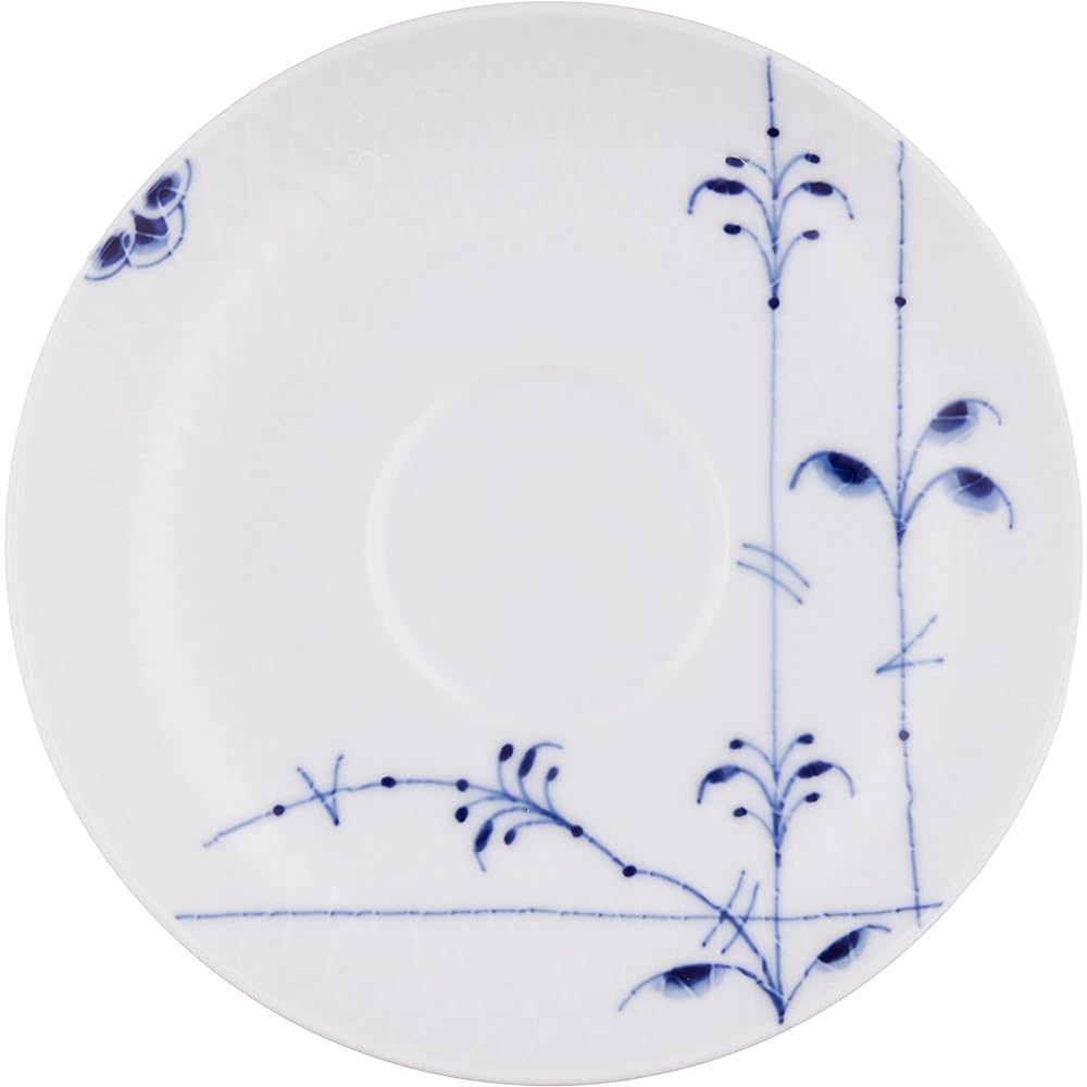 [Regular Imported Product] Royal Copenhagen Blue Palmette Cup & Saucer 240ml Wedding Gift 1017412