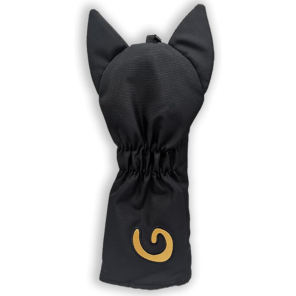 P.Golf Head Cover Black Cat [Single Item]