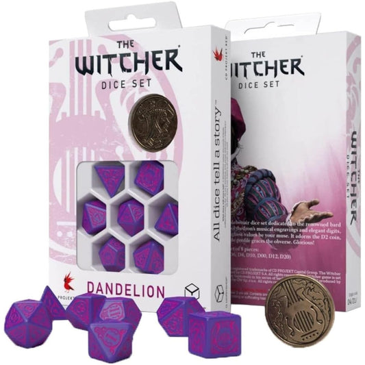 Q-Workshop Witcher Dice Set Dandelion Q-Workshop Conqueror of Hearts