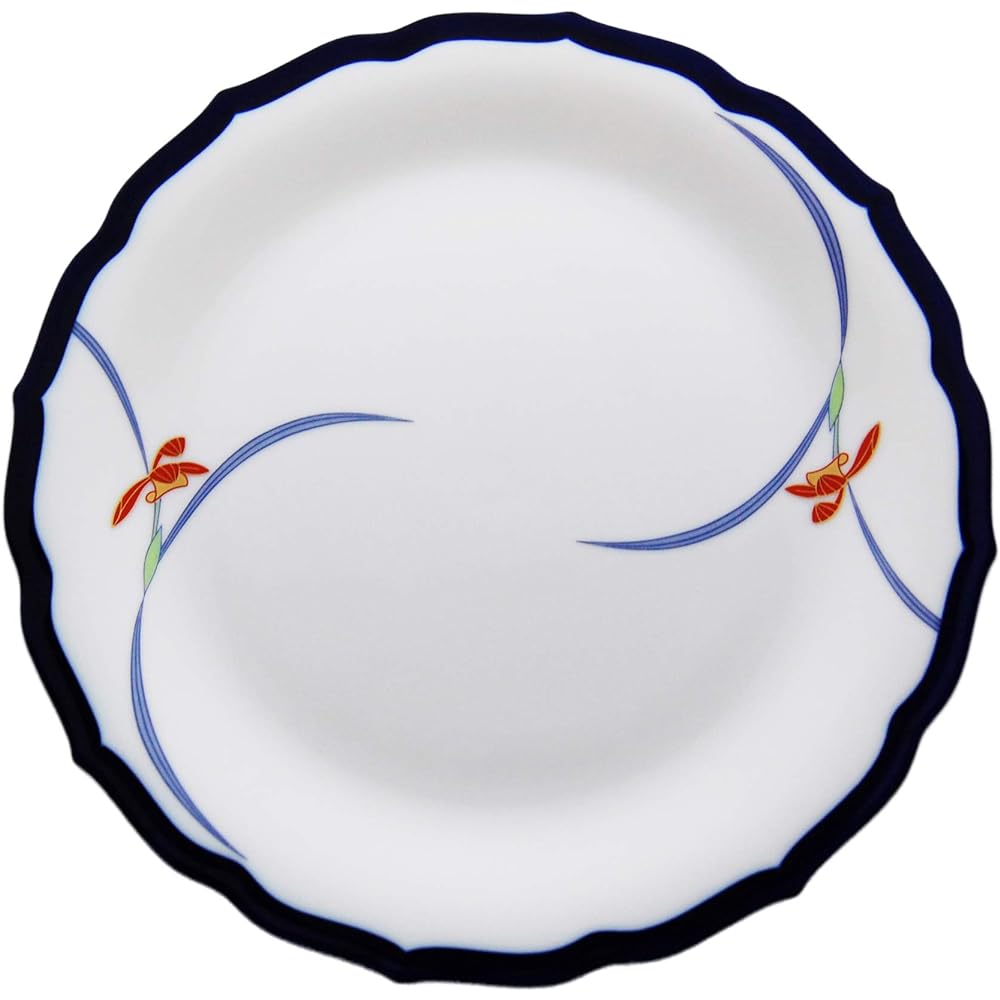 Koransha Dinner Plate Orchid Lace White 25.2cm 1005-JA10