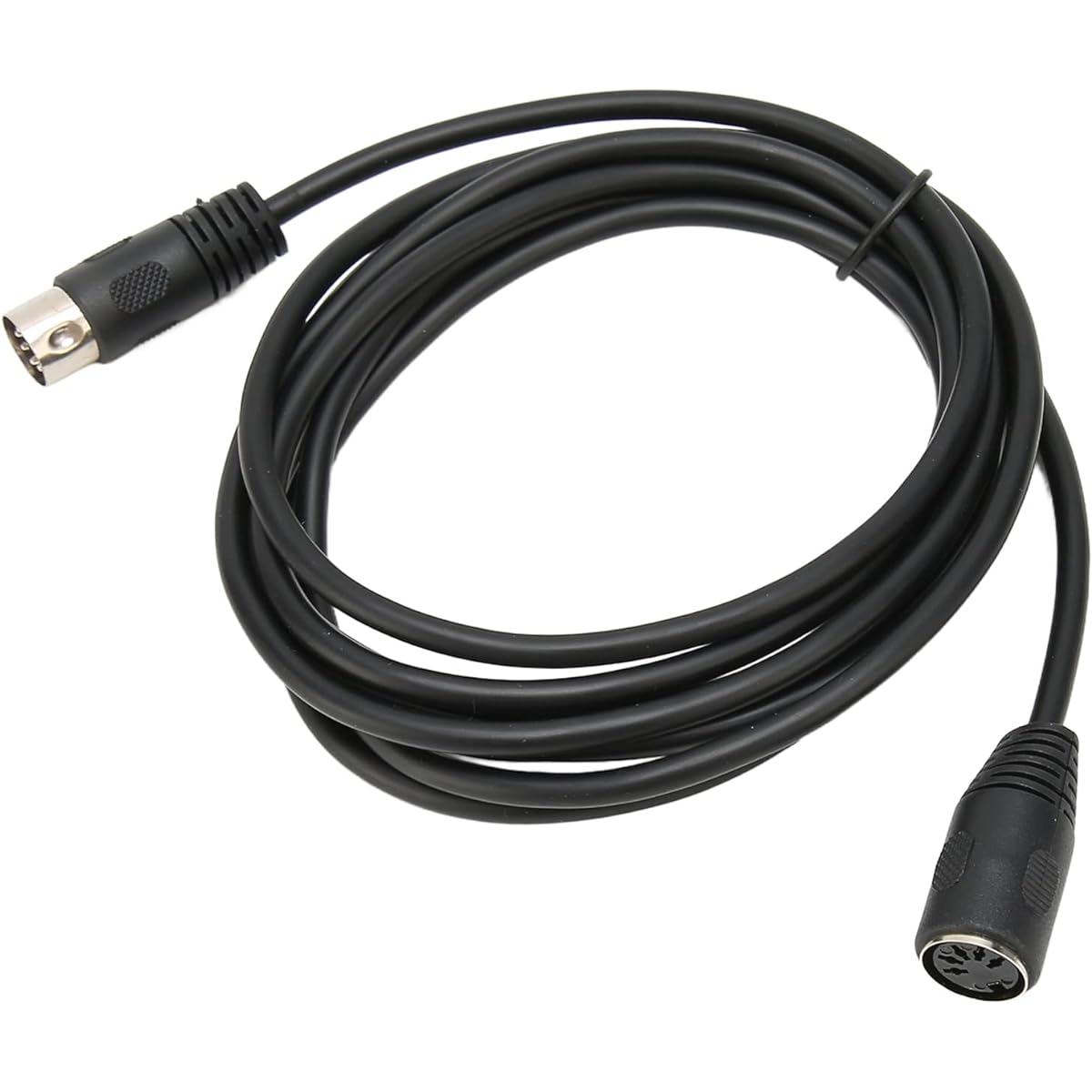 MIDI Cable 10ft MIDI DIN Extension Cable 5 Pin DIN Connector Male to Female Audio Cable for MIDI Keyboard/Synth/Sampler/External Sound Card