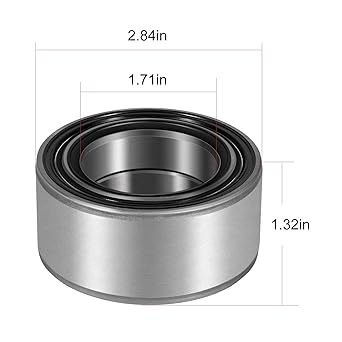 Front and Rear Wheel Bearing Polaris RZR 900 1000 4 S XP XC Turbo Compatible with Most Models Polaris Part # 3514822 3514699 Replacement 4pcs