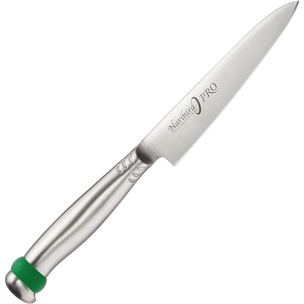 Yamashita Crafts NarihiraPRO All Stainless Steel (with color-coded ring) Petty Knife 130 Yellow 04-0419-0102