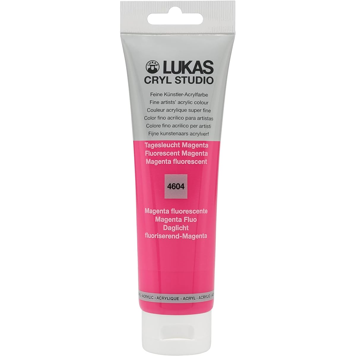 Lukas Cryl Studio 125ml Tube – Fluorescent Magenta