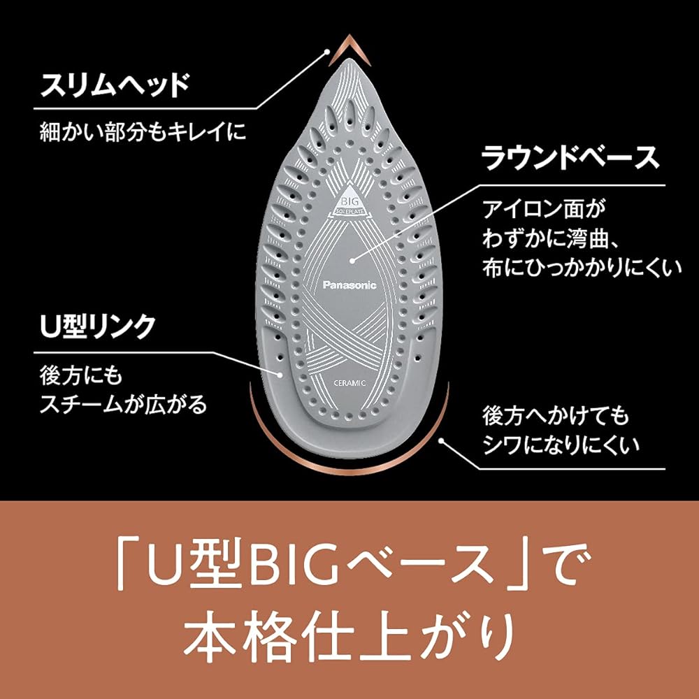 Panasonic Corded Steam Iron Gold Tone NI-U700-N