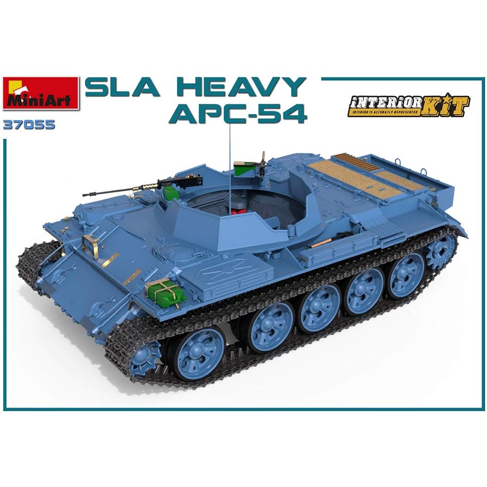 Miniart 1/35 South Lebanon Army SLA Heavy Tank APC-54 Full Interior (Internal Reproduction) Plastic Model MA37055