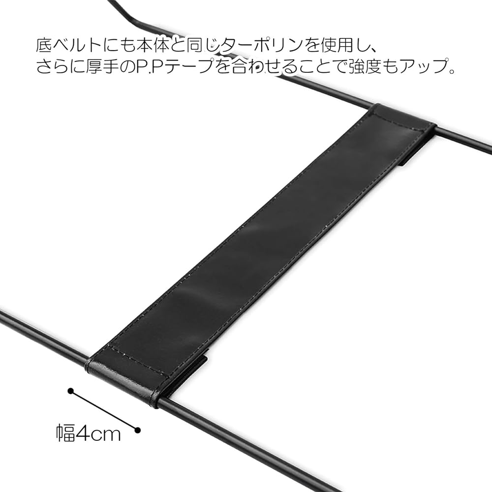 Saki Luggage Case Gray Side Wagon Tarpaulin Made in Japan R-326 Approx. Width 43 x Height 39 x Depth 25 cm