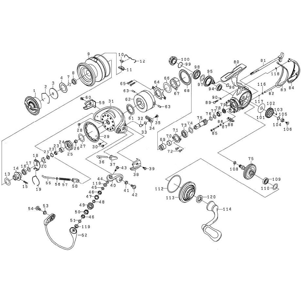 DAIWA Genuine Parts 18 Exist FC LT2500S-C Drag Knob Part Number 1 Part Code 139757 00055714139757