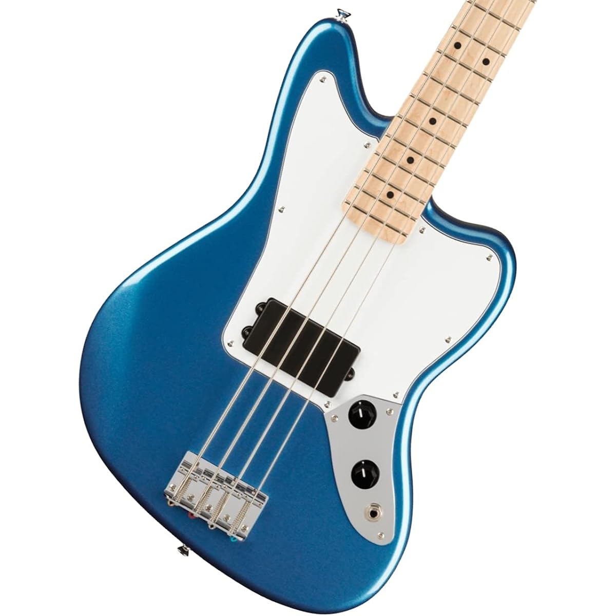 Squier by Fender/Affinity Series Jaguar Bass H Maple Fingerboard White Pickguard Lake Placid Blue