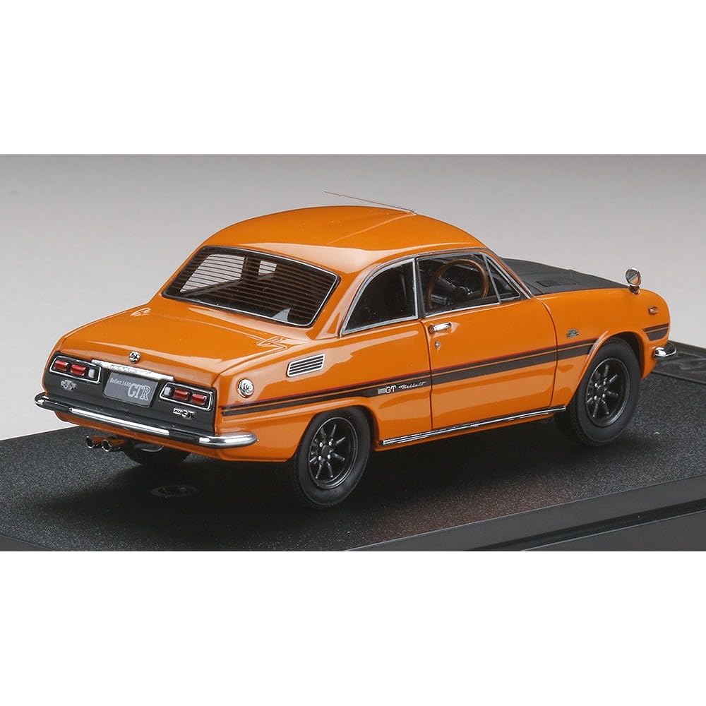 Hobby Japan MARK43 1/43 Isuzu Bellett GT Type R (PR91W) Sports Wheel Maple Orange Finished Product