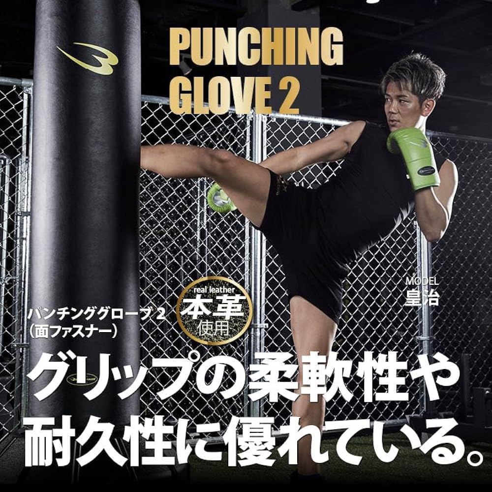 [BODYMAKER/Body Maker] Punching gloves 2 (velcro fastener) Black KG067
