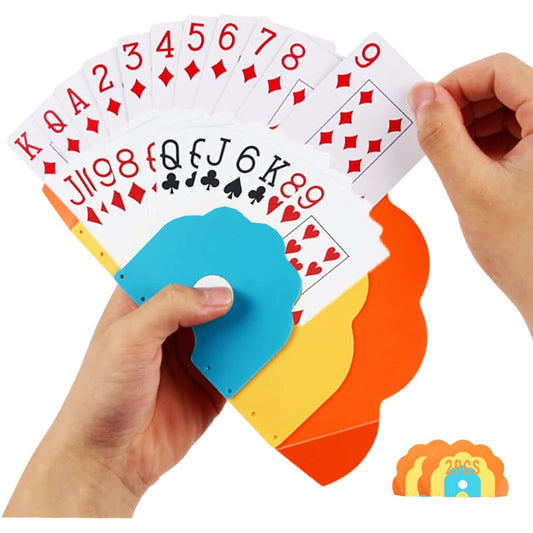 Szlishuo Card Holder for Playing Cards, Hands Free Playing Card Holder for Kids and Adults, Card Game Holder for Poker Party Family Card Game Night