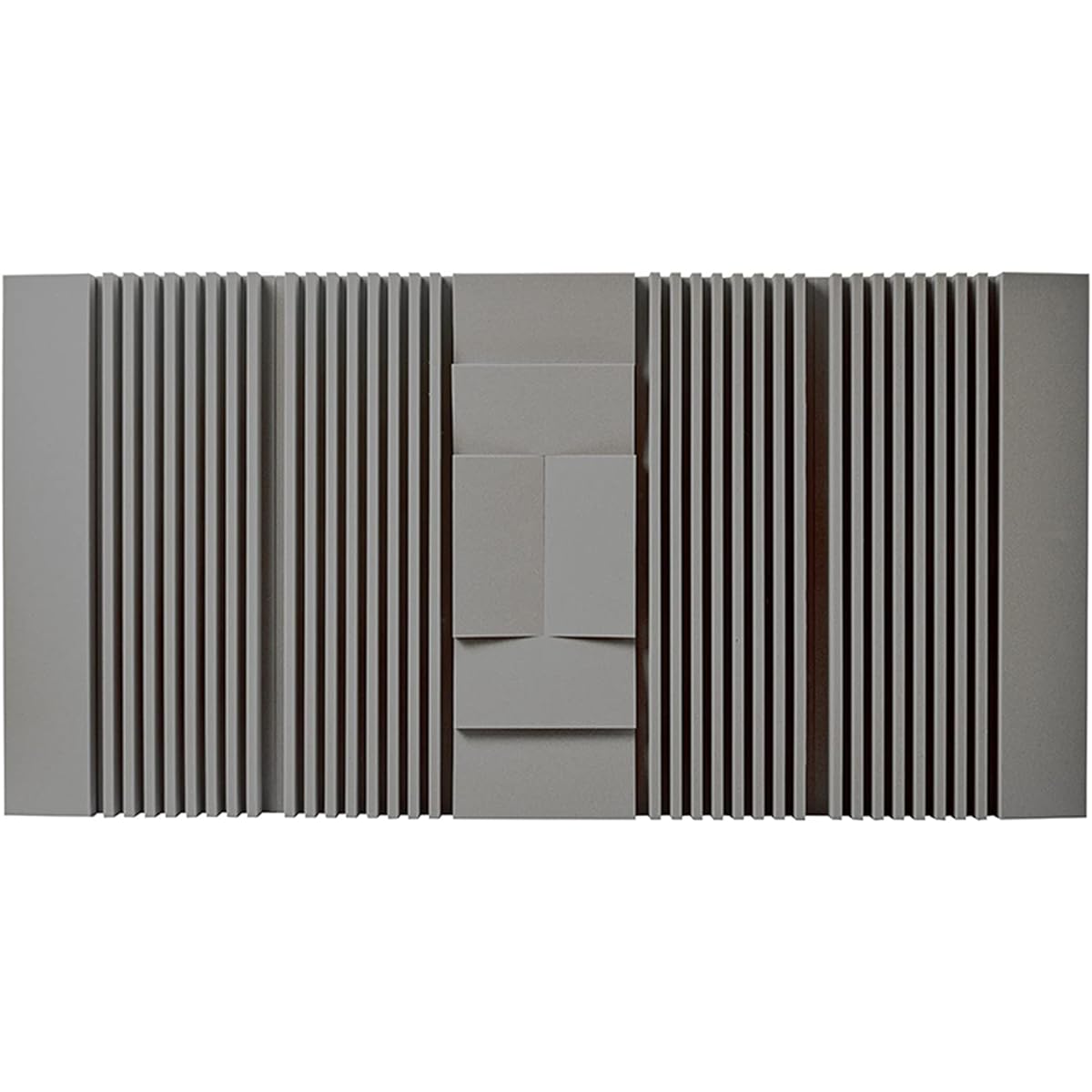 Anti-Noise Studio Foam Wall Panel Tiles, Acoustic Foam Panel Tile Wedges, Corner Foam Panels for Studio KTV Soundproofing (Black 180*90*7.5CM) (Grey 180*90*7.5CM)