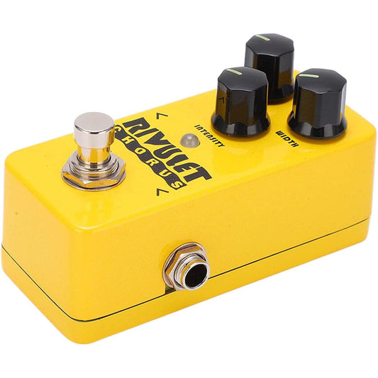 Analog Ensemble Pedal, Chorus Effect Pedal for Guitar 96KHz Yellow