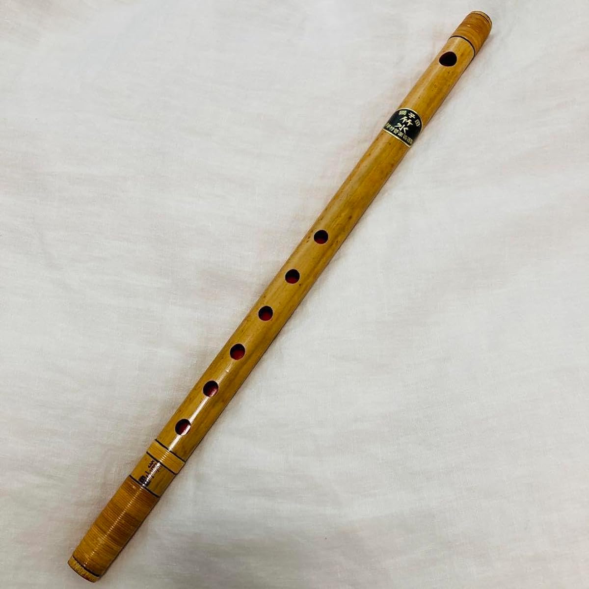 Shinobue Shishida-ryu "Chikusui" four-tone, six-hole, wisteria double-wrapped, Ito bamboo wind instrument③