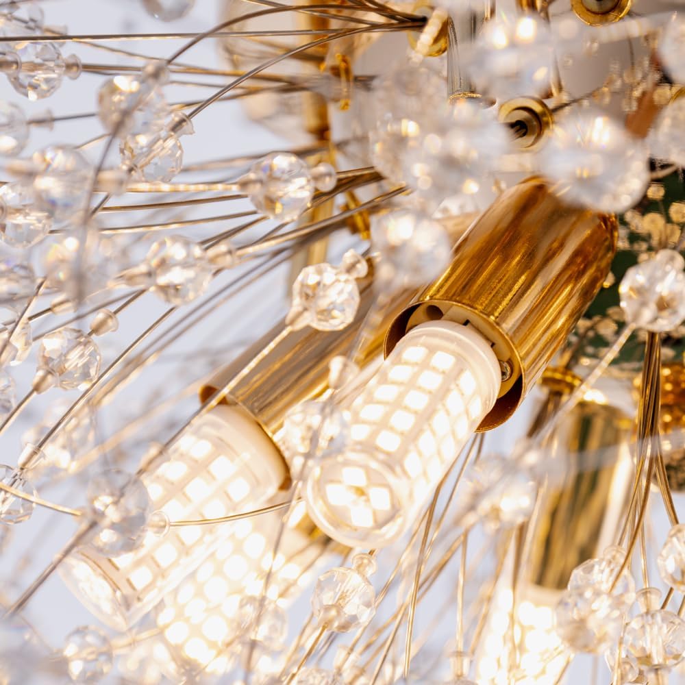 Chende Ceiling Light Stylish Scandinavian 8 Lights Fireworks Ceiling Light G9 Bulb LED Bright Modern Dining Interior Single Living Hanging EI-HH-01-JP
